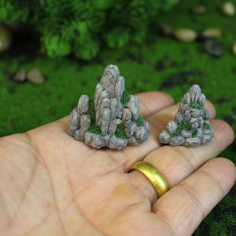 Bonsai Rock Garden - Mini Dağ Minyatür Sahte Taş Yapay