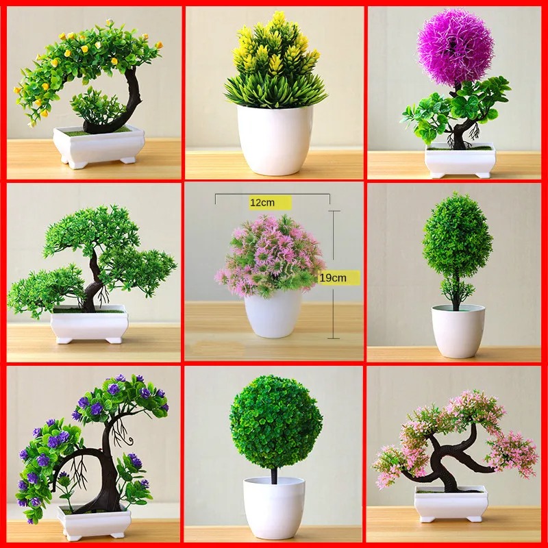 Bonsai Garden Mini - Yapay Küçük Ağaç Saksı Bitkisi Sahte