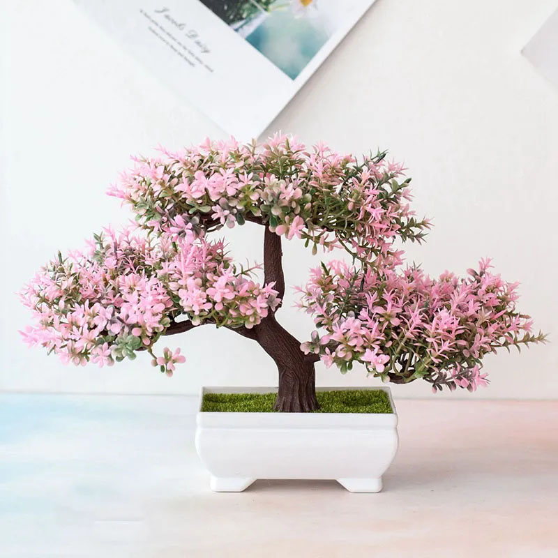 Bonsai Garden Mini - Yapay Bitkiler Bonsai Sahte Bitki Çiçekler