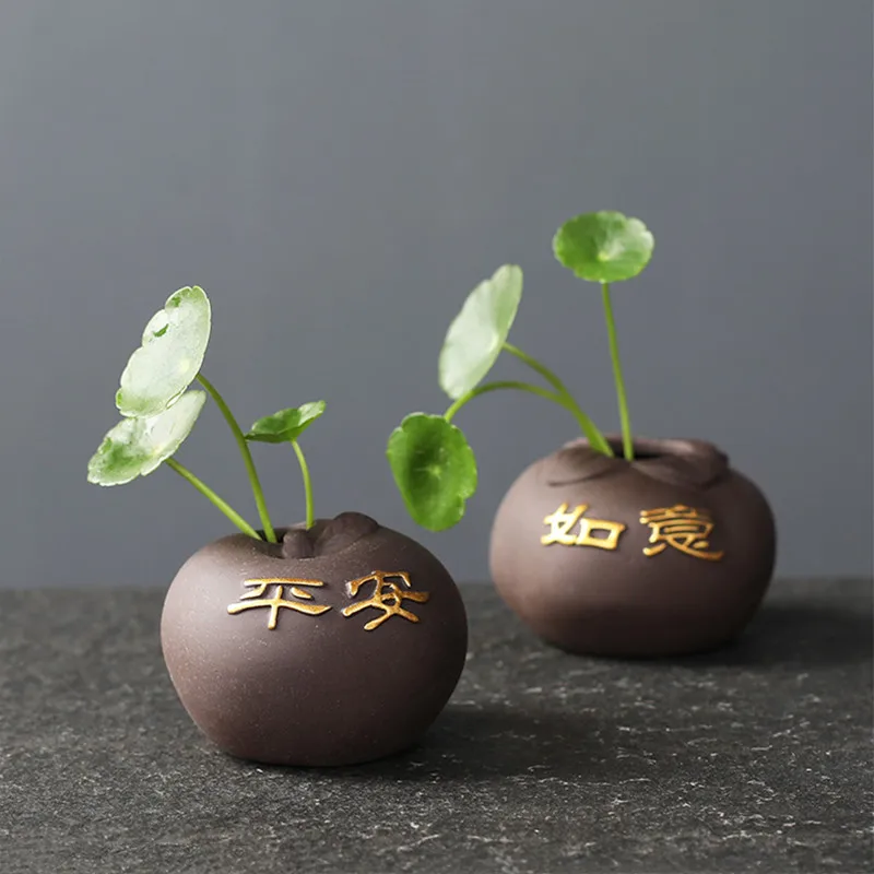Yaratıcı mor kil çay Pet parma - Bonsai Garden Mini incelemesi ve fiyatı
