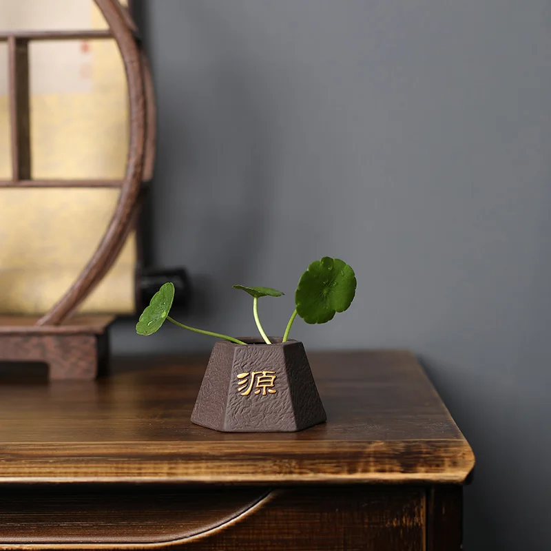 Yaratıcı mor kil çay Pet parma - Bonsai Garden Mini incelemesi ve fiyatı
