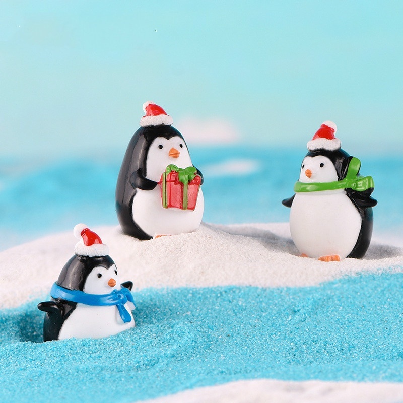 4 adet Mini reçine penguen mik - Bonsai Garden World incelemesi ve fiyatı