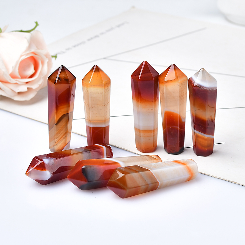 1 adet doğal Carnelian altıgen - Bonsai Rock Garden incelemesi ve fiyatı